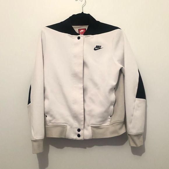 Nike Tech Letterman Jacket - Picture 2 of 5